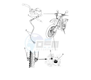 WR F 450 drawing STOP SWITCH FRONT EURO KIT