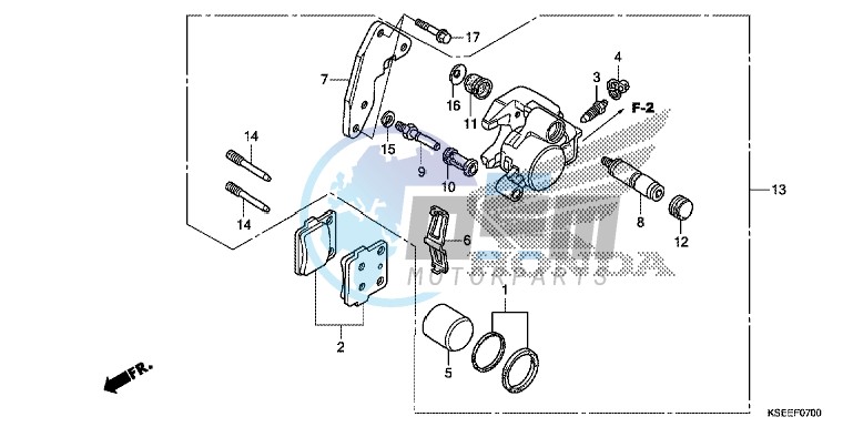 FRONT BRAKE CALIPER