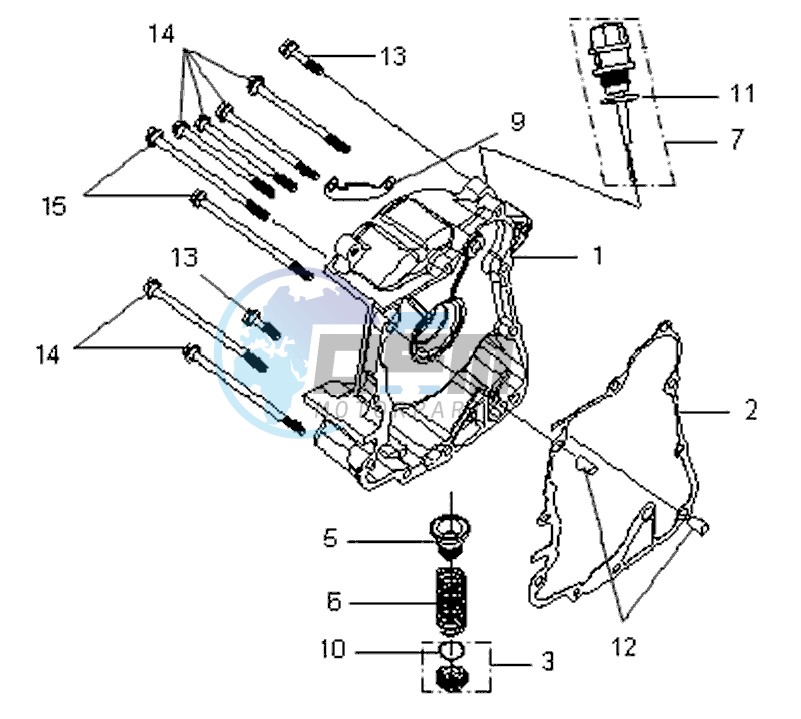 CRANKCASE RIGHT