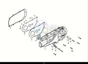 JET 14 200i (XC20W2-EU) (E5) (M1) drawing L. CRANK CASE COVER