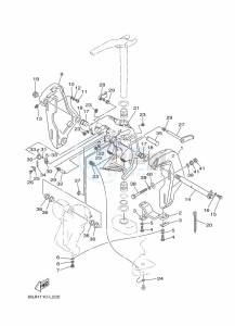 150AETX drawing FRONT-FAIRING-BRACKET