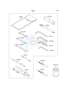 VN 1600 D [VULCAN 1600 NOMAD] (D1) D1 drawing OWNERS TOOLS