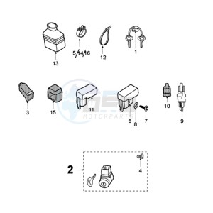 FOX N A2 BE drawing ELECTRIC PART WITH PICKUP