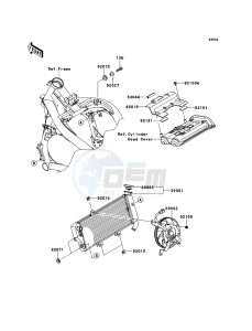 ER-6n ABS ER650D9F GB XX (EU ME A(FRICA) drawing Radiator