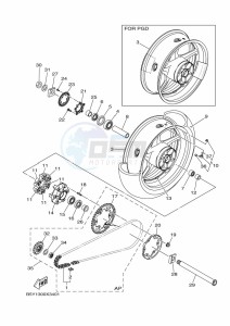 MT-10 MTN1000 (B5Y1) drawing REAR WHEEL