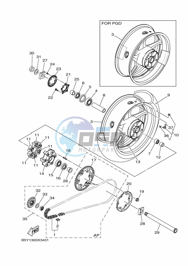 REAR WHEEL