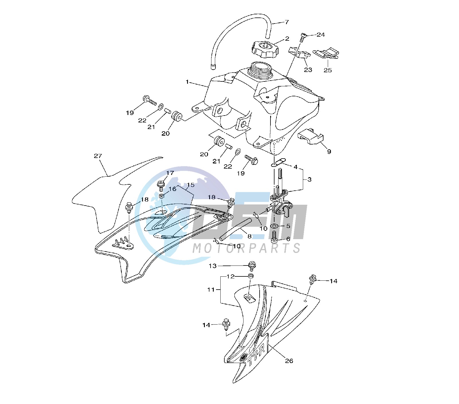 FUEL TANK 1P67-68-69-6A