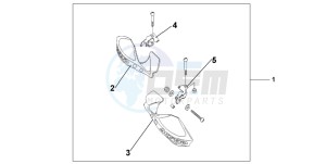 FMX650 FMX650 drawing KNUCKLE GUARD SET