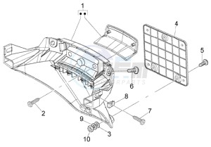 LX 50 2T drawing Rear guard