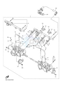 FJR1300A FJR1300A ABS (1MC9 1MCA 1MCB) drawing INTAKE 2