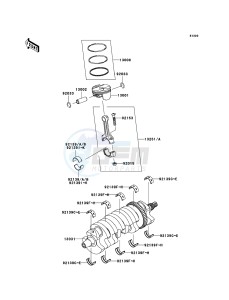 NINJA ZX-10R ZX1000D6F FR GB XX (EU ME A(FRICA) drawing Crankshaft/Piston(s)