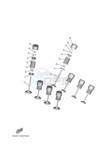 YXE850EN YX85EPAL (BAN6) drawing VALVE