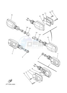 DT125 (3TTR) drawing FLASHER LIGHT