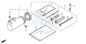 TRX300EX SPORTRAX 300EX drawing TOOLS