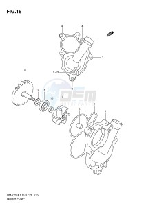 RM-Z250 (E3-E28) drawing WATER PUMP