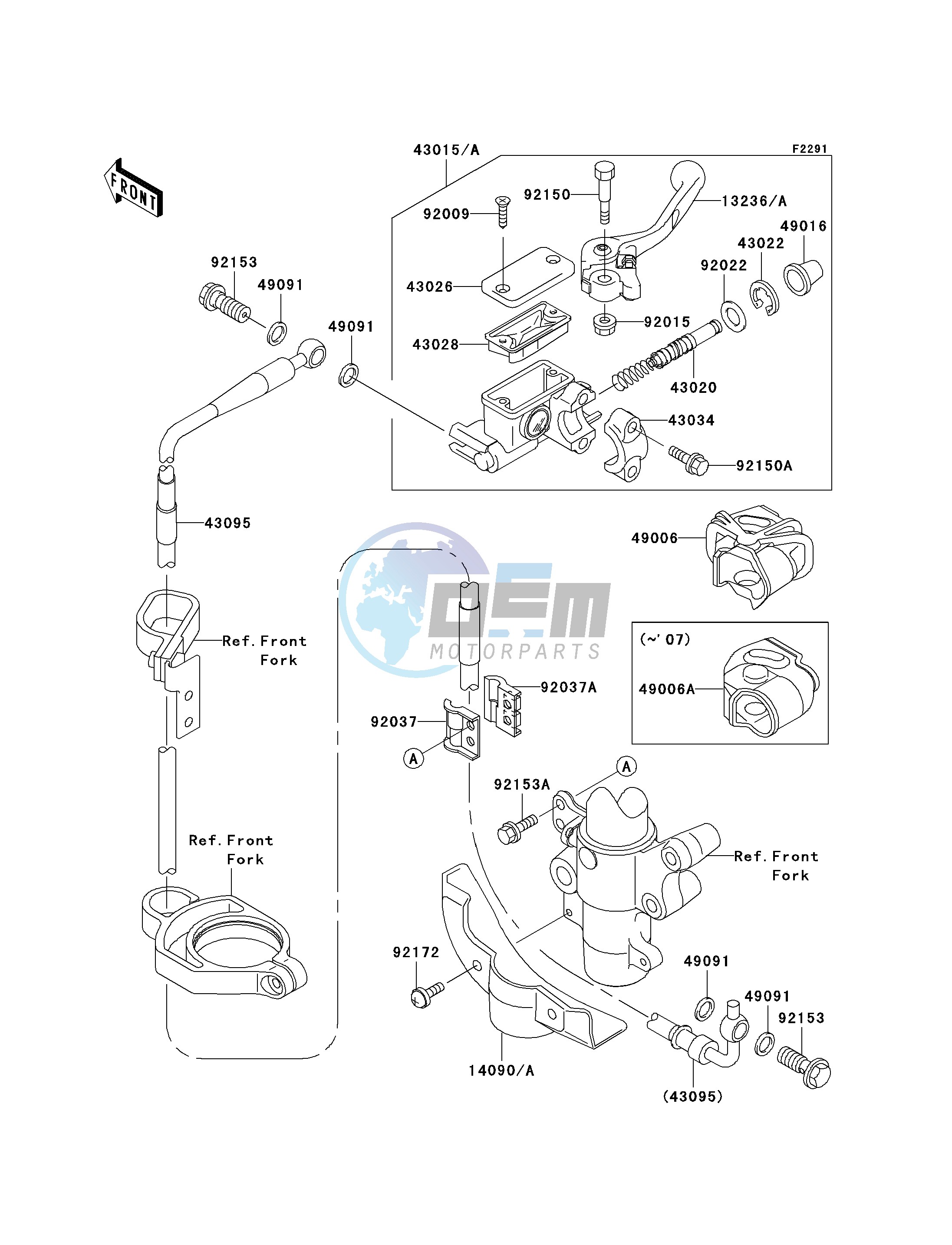 FRONT MASTER CYLINDER