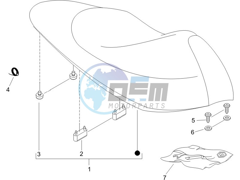 Saddle seats - Tool roll