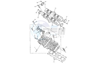 FZS FAZER 600 drawing CYLINDER HEAD