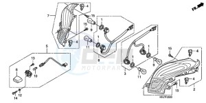 FES1259 France - (F / CMF) drawing REAR COMBINATION LIGHT