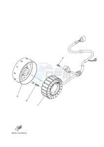 YFM700FWB YFM70KDHG KODIAK 700 HUNTER (B168) drawing GENERATOR