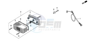 NSR50S drawing TAILLIGHT (2)