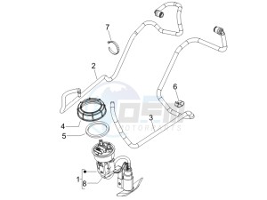 Beverly 250 e3 drawing Supply system