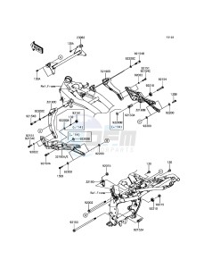 Z800 ABS ZR800BFF FR GB XX (EU ME A(FRICA) drawing Engine Mount