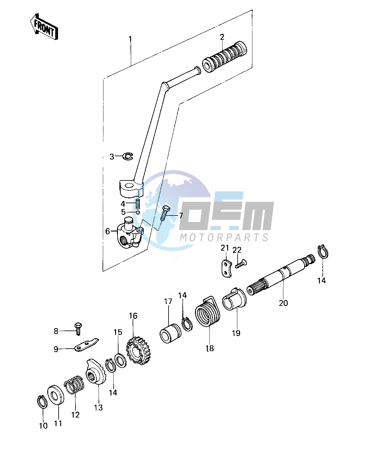 KICKSTARTER MECHANISM