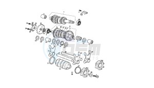 SENDA R X-TREM - 50 CC VTHSR1D1A EU2 drawing GEAR BOX