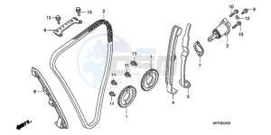 CB13009 BR / CO MME - (BR / CO MME) drawing CAM CHAIN/TENSIONER