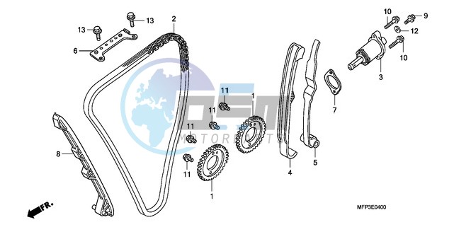 CAM CHAIN/TENSIONER