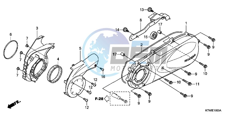 LEFT CRANKCASE COVER