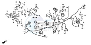 CBF600S drawing WIRE HARNESS (CBF600S6/SA6)