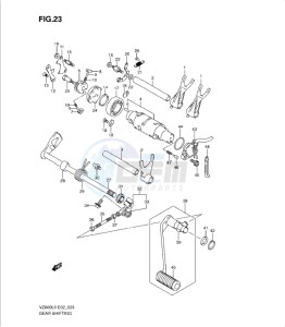 VZ800L0 drawing GEAR SHIFTING