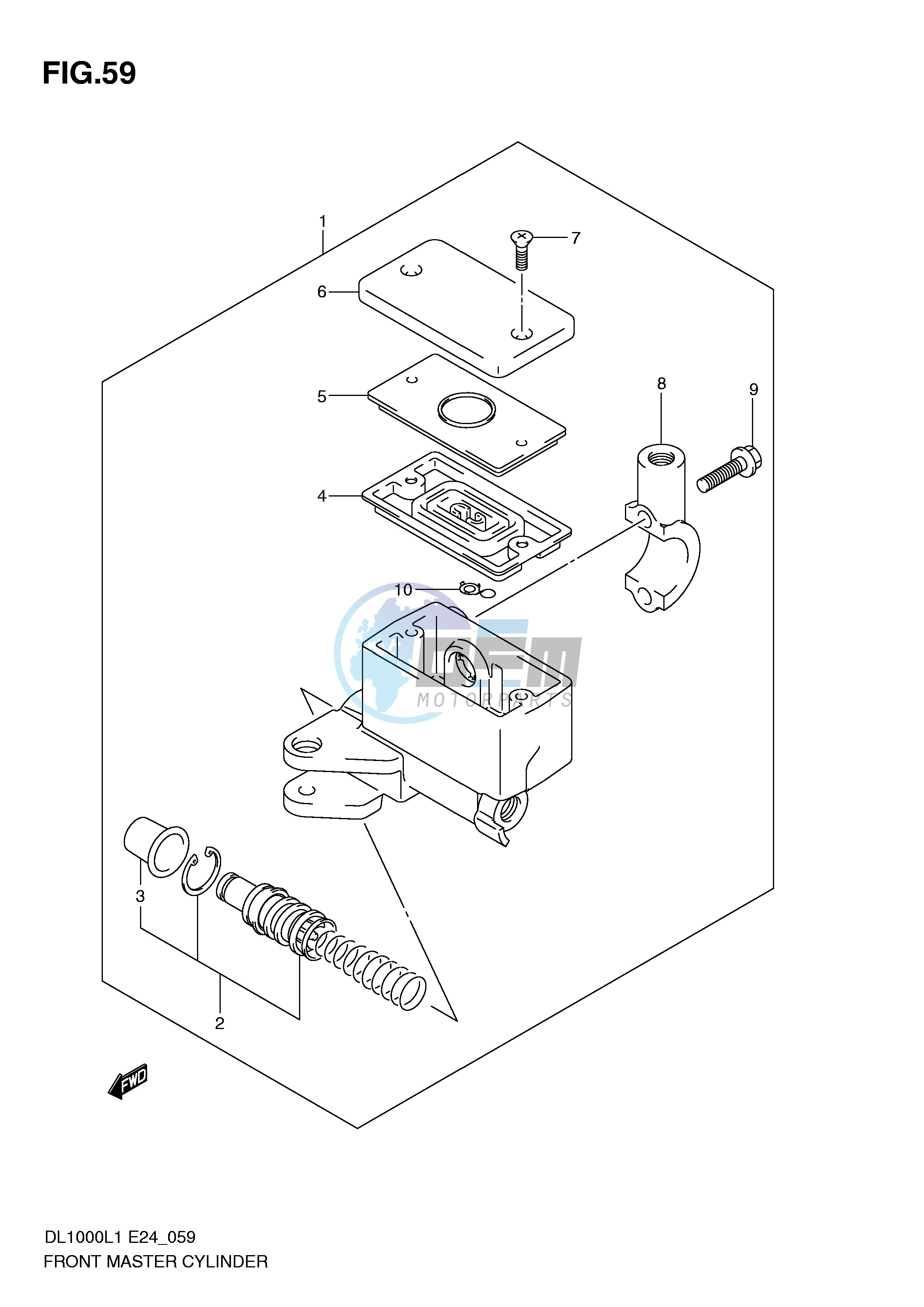 FRONT MASTER CYLINDER