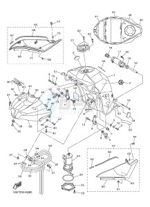 YZF-R1 YZF-R1M 998 R1 (2SG1 2SG2) drawing FUEL TANK