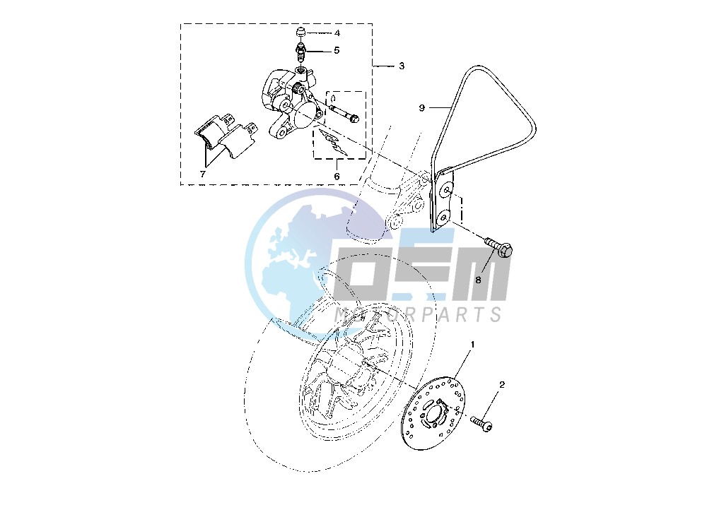 FRONT BRAKE CALIPER