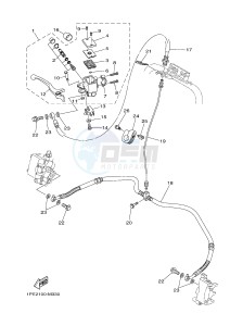 YFM700R YFM700RF RAPTOR 700R (2LS3) drawing FRONT MASTER CYLINDER