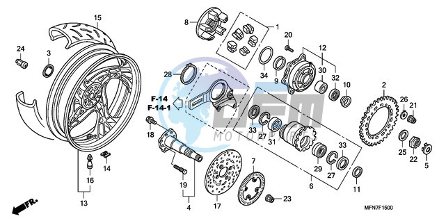 REAR WHEEL