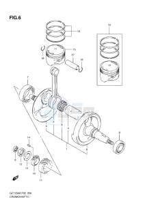 GZ125 Marauder drawing CRANKSHAFT