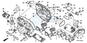 CB600F9 U / ABS ST drawing AIR CLEANER