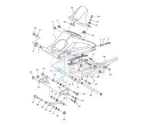 FZ8-N 800 drawing REAR ARM