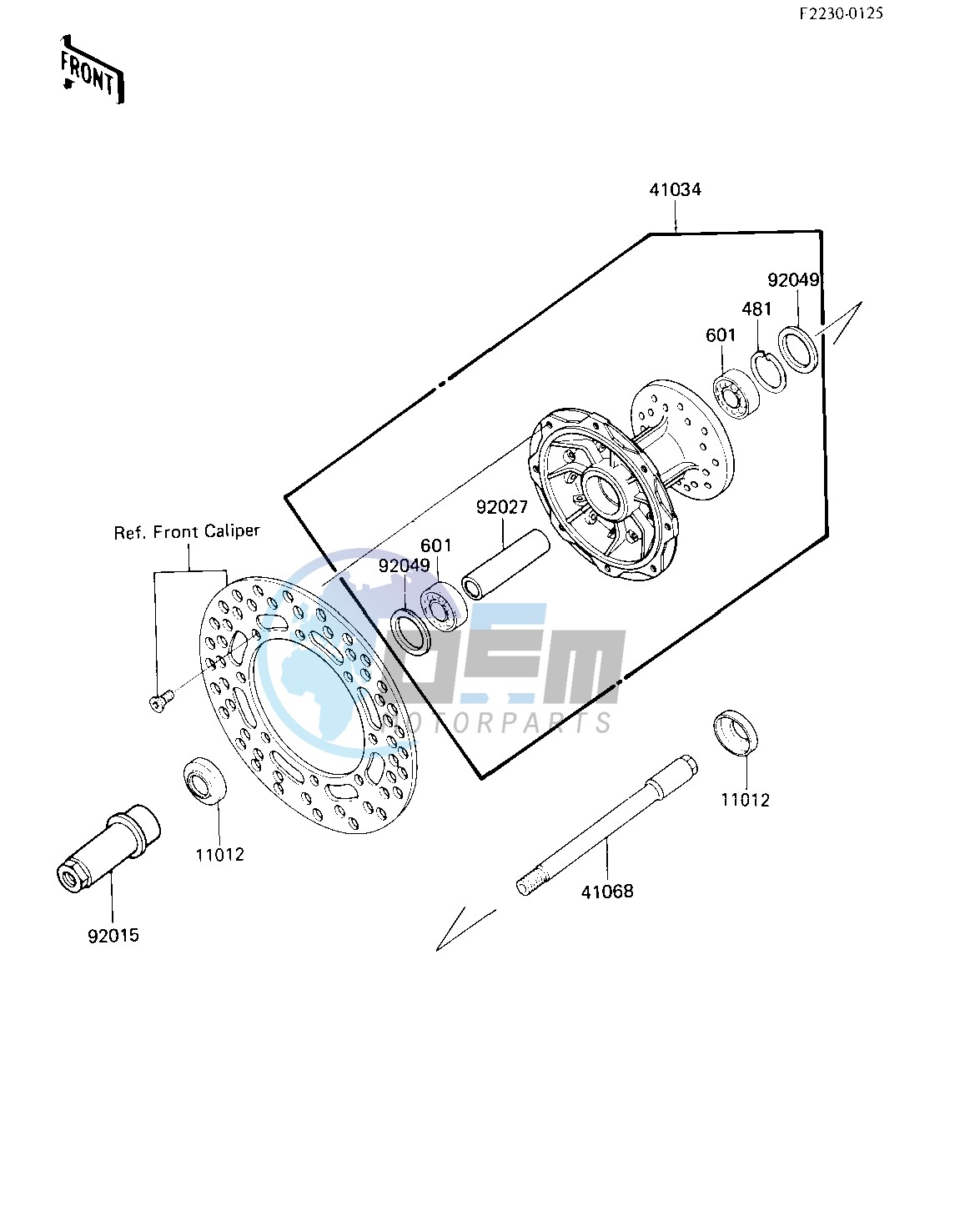 FRONT HUB