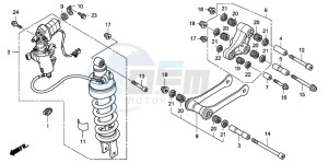 GL1800 drawing REAR CUSHION