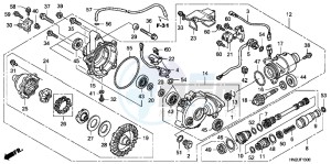 VFR800FH 2ED - (2ED) drawing RIGHT FRONT BRAKE CALIPER (VFR800FH)