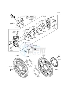 1400GTR ABS ZG1400EGF FR GB XX (EU ME A(FRICA) drawing Front Brake