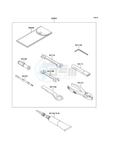 VERSYS_1000 KLZ1000AEF FR GB XX (EU ME A(FRICA) drawing Owner's Tools