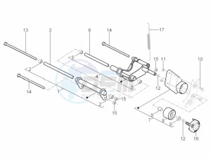 Typhoon 50 4T 4V E2 (NAFTA) USA drawing Swinging arm