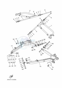 YXZ1000ET YXZ1000R SS (BASN) drawing REAR ARM