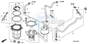 TRX420FMA Australia - (U / 4WD) drawing FUEL PUMP